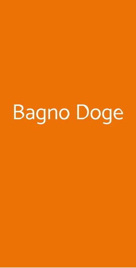 Bagno Doge, Camaiore