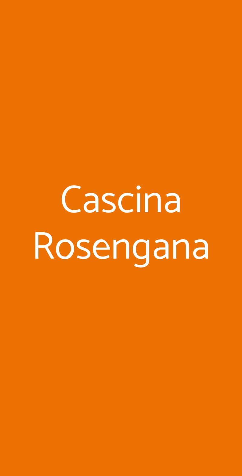 Cascina Rosengana Cocconato menù 1 pagina