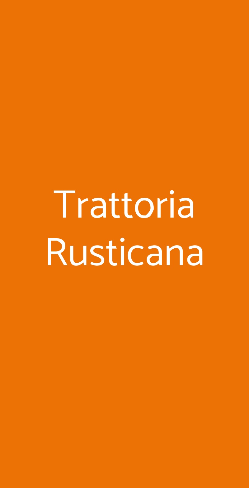 Trattoria Rusticana Castello D'argile menù 1 pagina