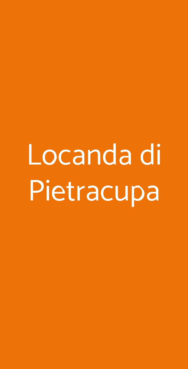 Locanda di Pietracupa San Donato In Poggio menù 1 pagina