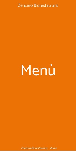 Zenzero Biorestaurant