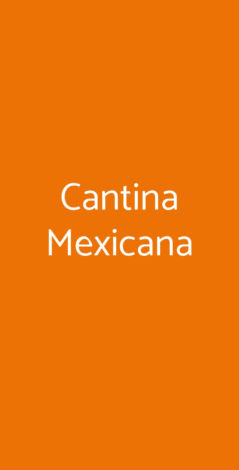 Cantina Mexicana Siracusa menù 1 pagina