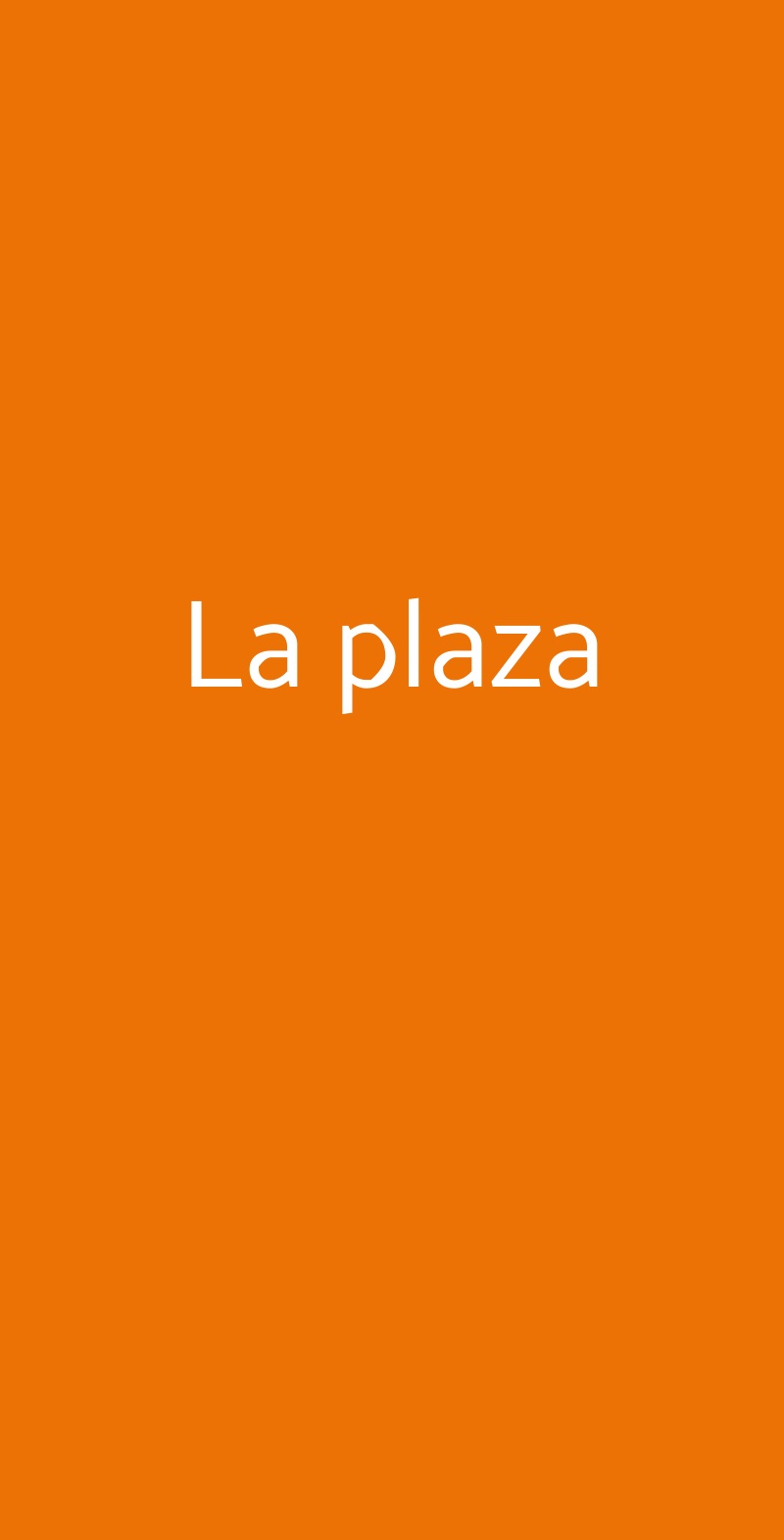La plaza Furnari menù 1 pagina