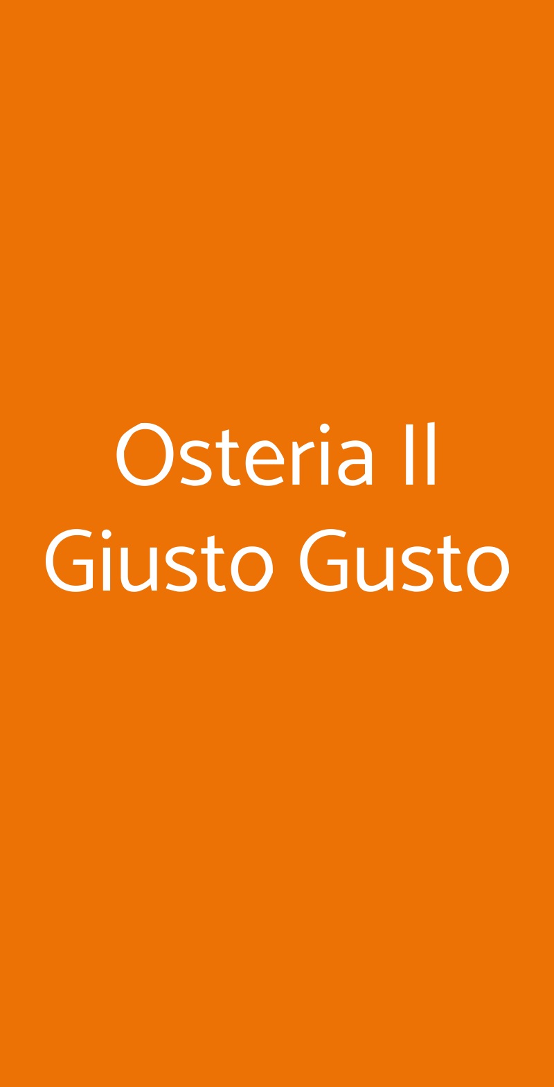 Osteria Il Giusto Gusto Pianello Val Tidone menù 1 pagina