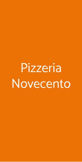 Pizzeria Novecento, Osteria Grande