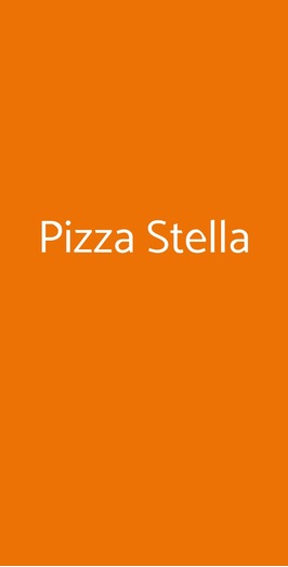 Pizza Stella, Roma
