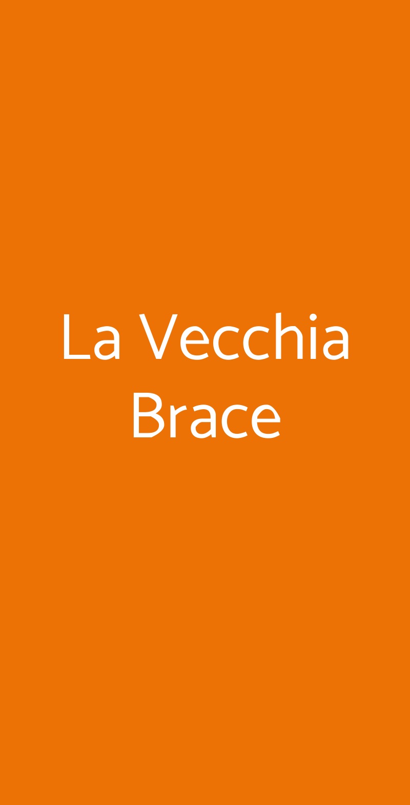 La Vecchia Brace Palermo menù 1 pagina