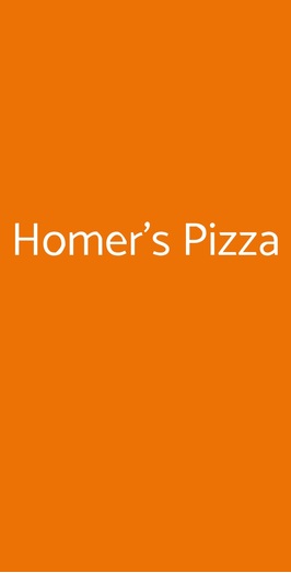 Homer's Pizza, Tivoli