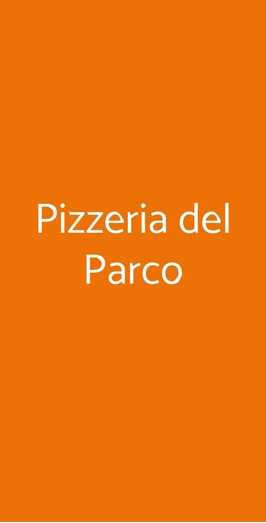 Pizzeria Del Parco, Lecce