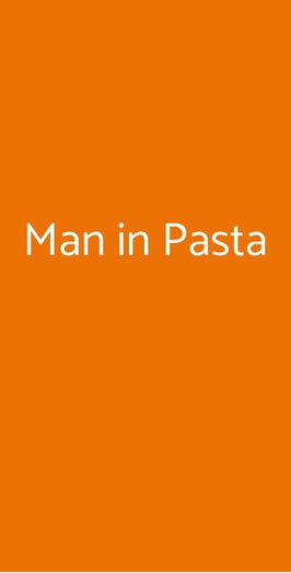Man In Pasta, Cefalù