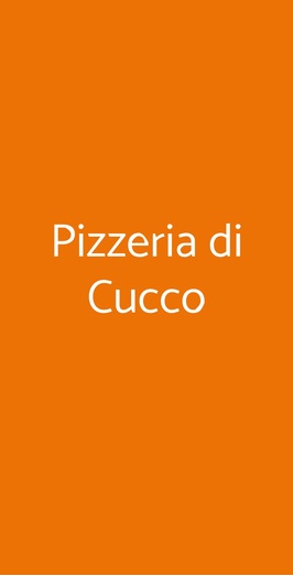 Pizzeria Di Cucco, Torino