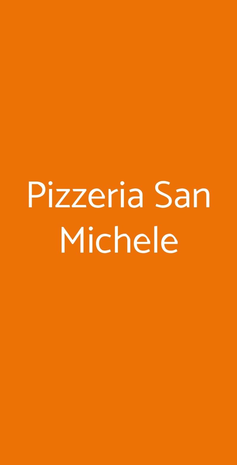 Pizzeria San Michele Parabiago menù 1 pagina