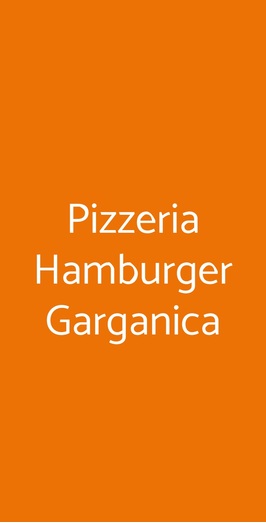 Pizzeria Hamburger Garganica, Torino