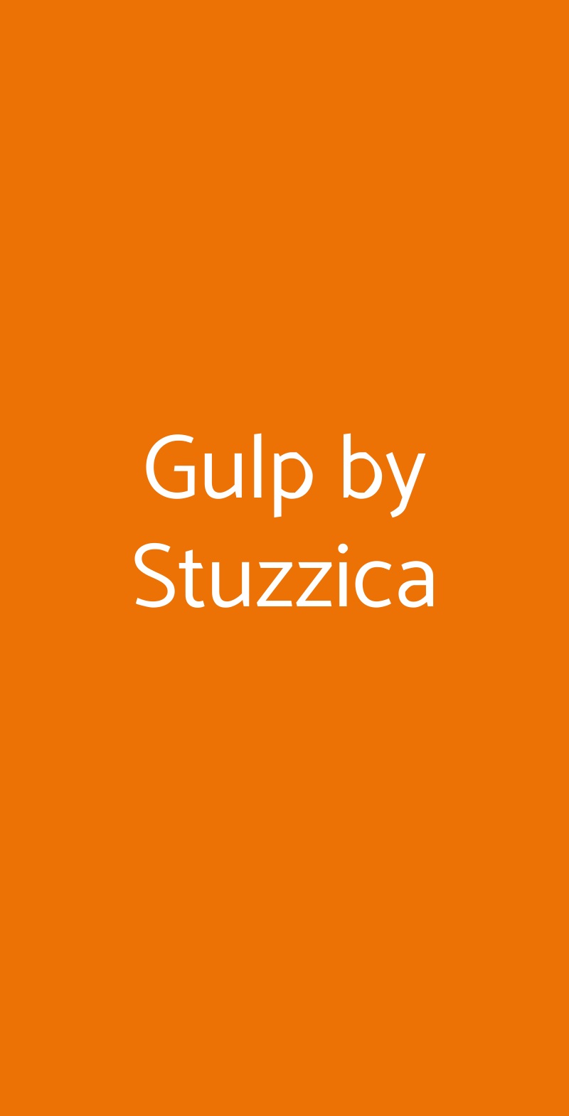 Gulp by Stuzzica Giovinazzo menù 1 pagina