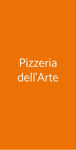 Pizzeria Dell'arte