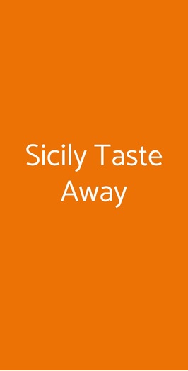 Sicily Taste Away, Genova
