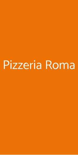 Pizzeria Roma, Roma