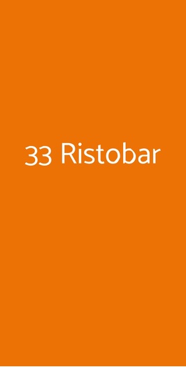 33 Ristobar, Fiumicino
