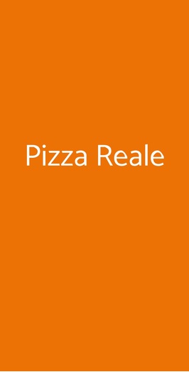 Pizza Reale, Genova