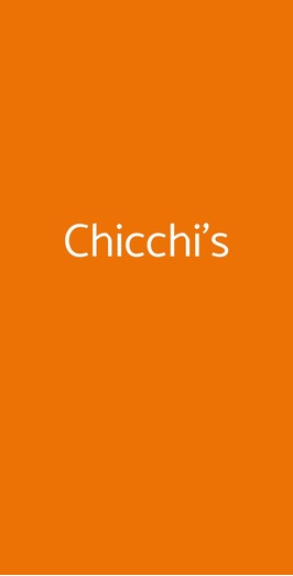 Chicchi's, Roma