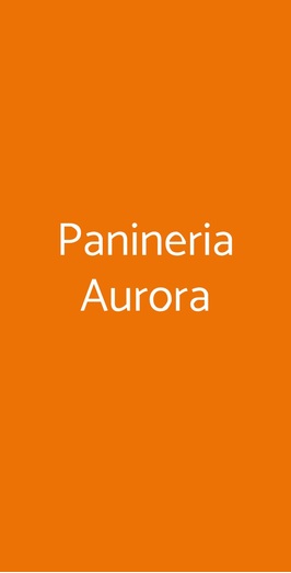 Panineria Aurora, Catania