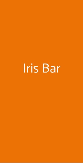 Iris Bar, Roma