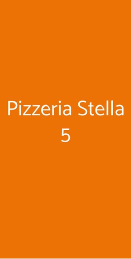 Pizzeria Stella 5, Cologno Monzese