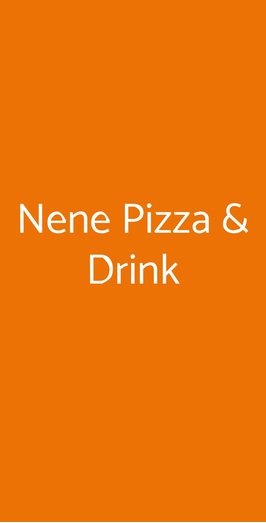 Nene Pizza & Drink, Macerata