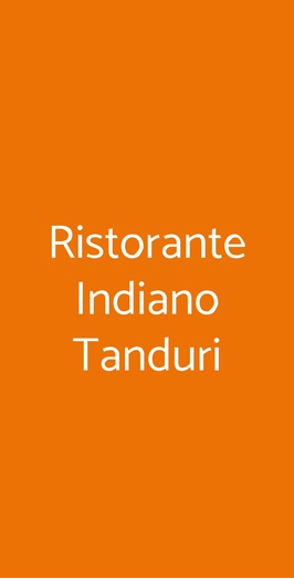 Ristorante Indiano Tanduri, Pisa