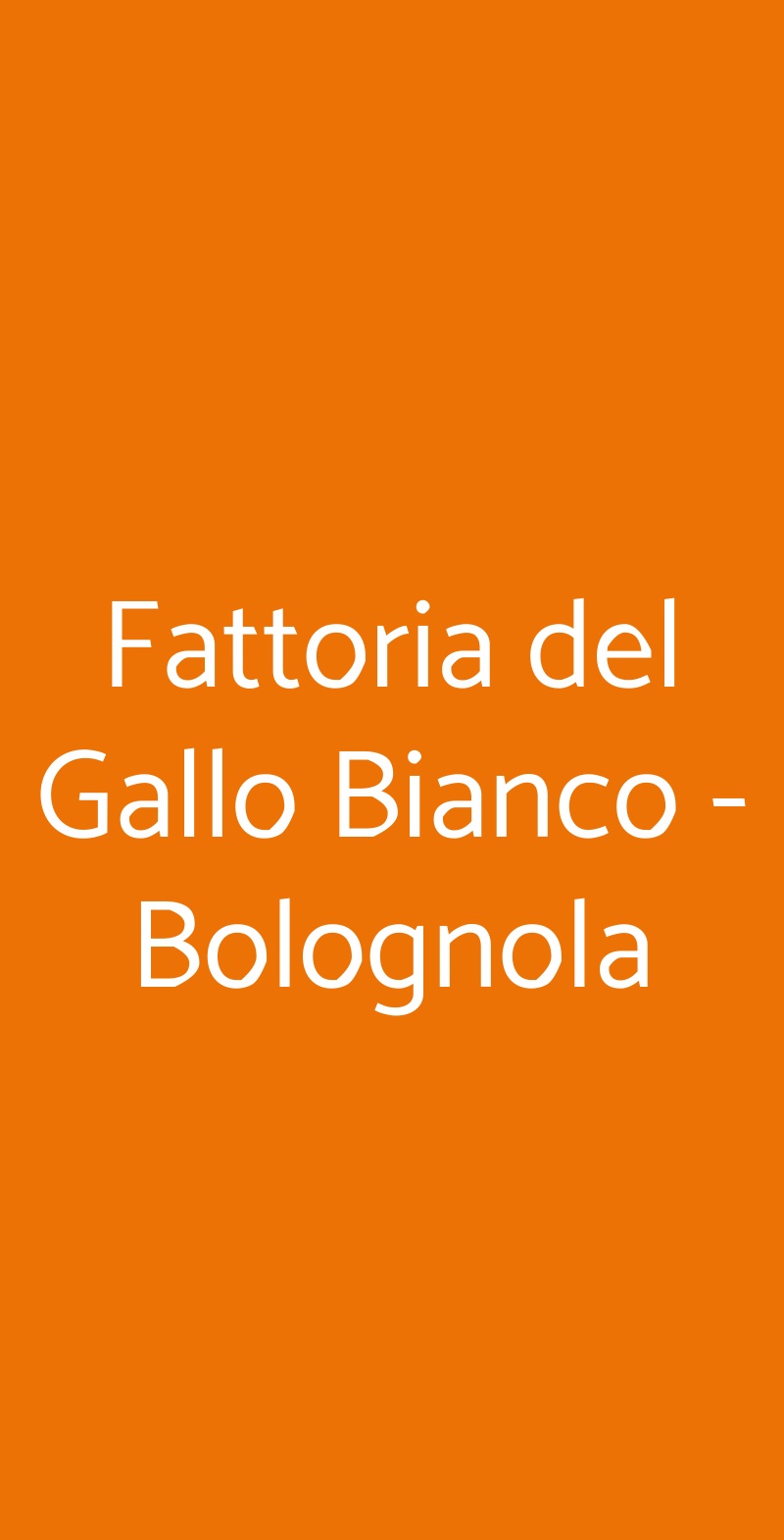 Fattoria del Gallo Bianco - Bolognola Bolognola menù 1 pagina