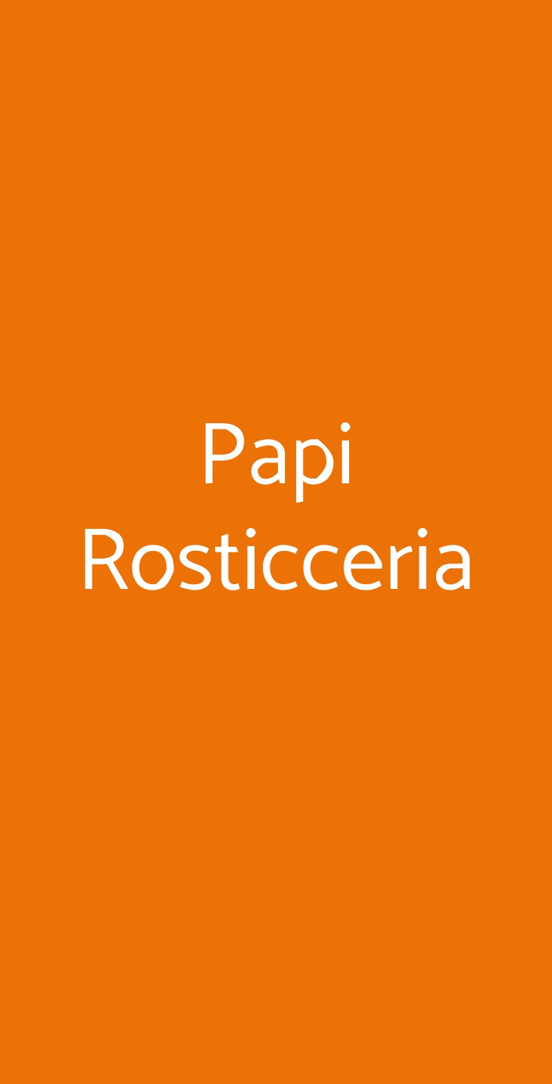 Papi Rosticceria Udine menù 1 pagina
