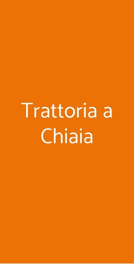 Trattoria A Chiaia