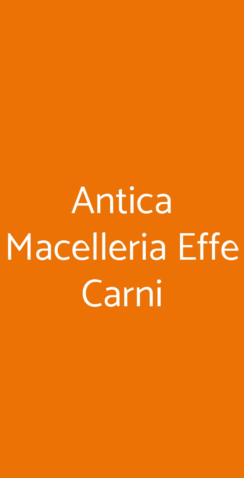 Antica Macelleria Effe Carni Bari menù 1 pagina