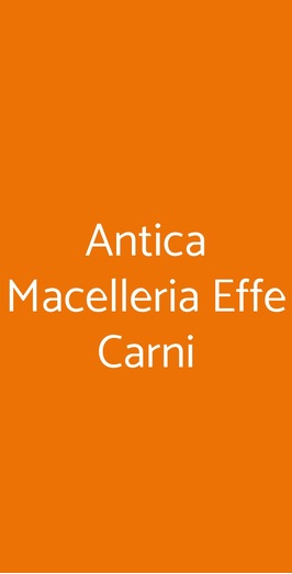 Antica Macelleria Effe Carni, Bari