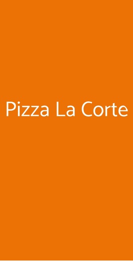 Pizza La Corte, Andria