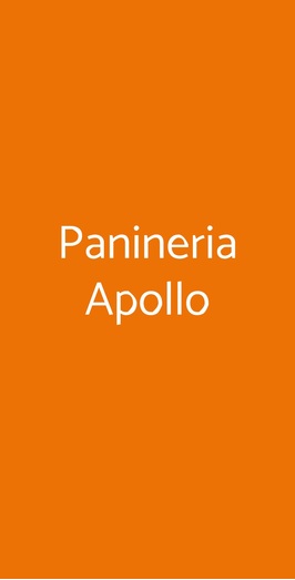 Panineria Apollo, Catania