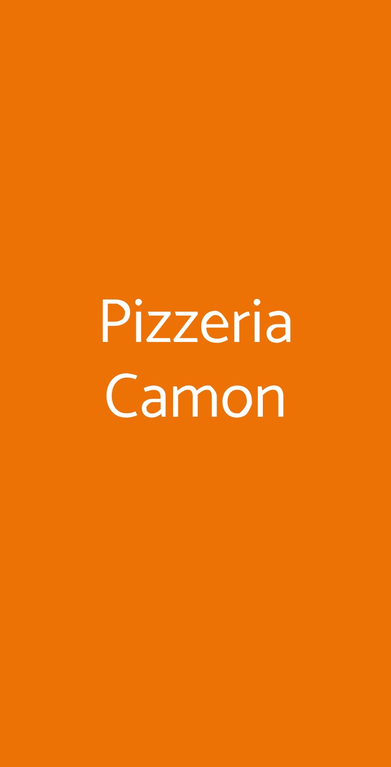 Pizzeria Camon San Vito Chietino menù 1 pagina
