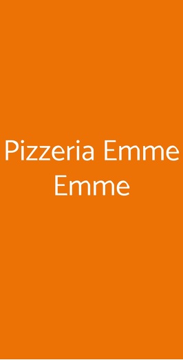 Pizzeria Emme Emme, Catania