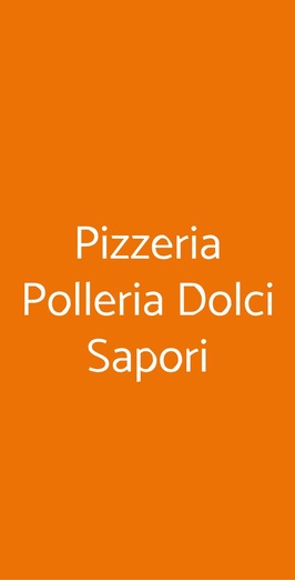 Pizzeria Polleria Dolci Sapori, Palermo