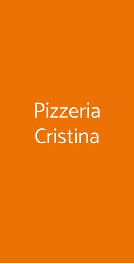 Pizzeria Cristina, Genova