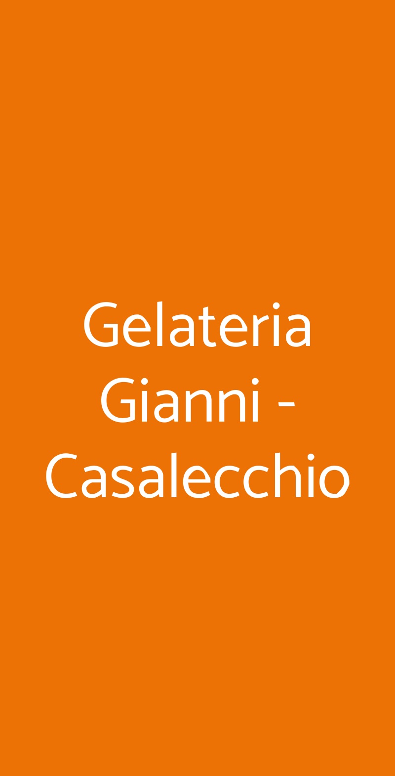 Gelateria Gianni - Casalecchio Casalecchio di Reno menù 1 pagina