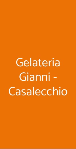 Gelateria Gianni - Casalecchio