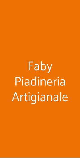 Faby Piadineria Artigianale, Caravaggio