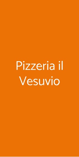 Pizzeria Il Vesuvio, Rovereto sulla Secchia