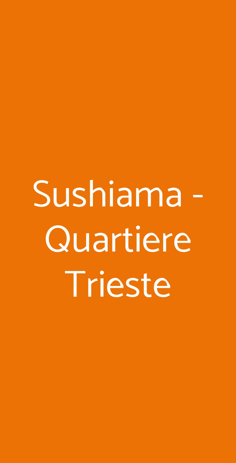 Sushiama - Quartiere Trieste Roma menù 1 pagina