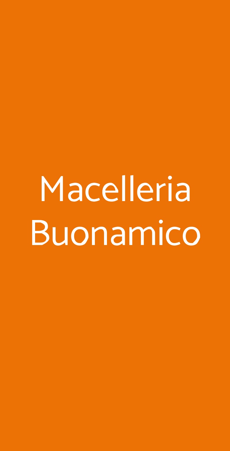 Macelleria Buonamico Bari menù 1 pagina