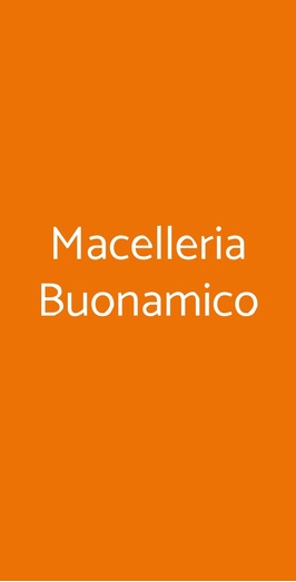Macelleria Buonamico, Bari