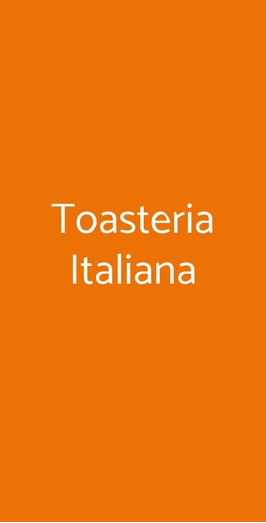 Toasteria Italiana, Arezzo