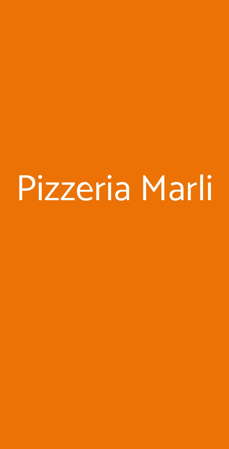 Pizzeria Marli Cassina de' Pecchi menù 1 pagina