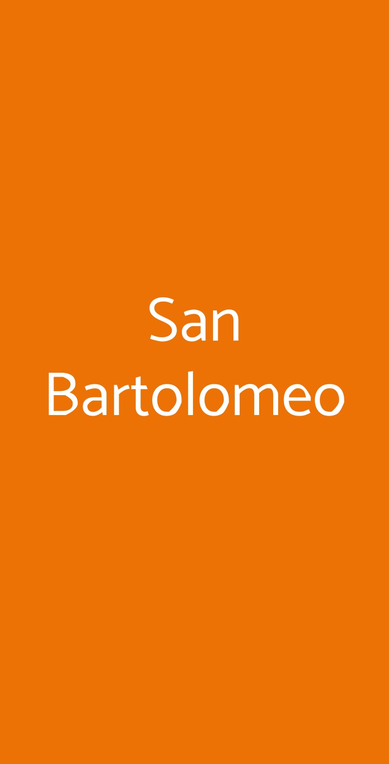 San Bartolomeo Prato menù 1 pagina